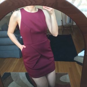 Keepsake the Label Maroon Cocktail Dress